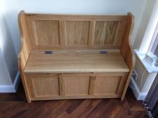 Wentworth Oak Monks Bench